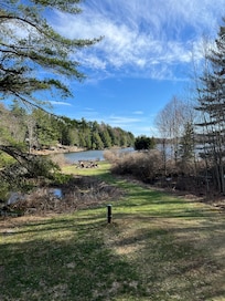 View from the back of the cabin