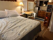 The bed was made prior to my arrival. I had just been laying on it.