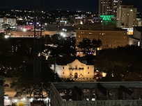 View from hotel rooftop