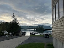 The view coming in