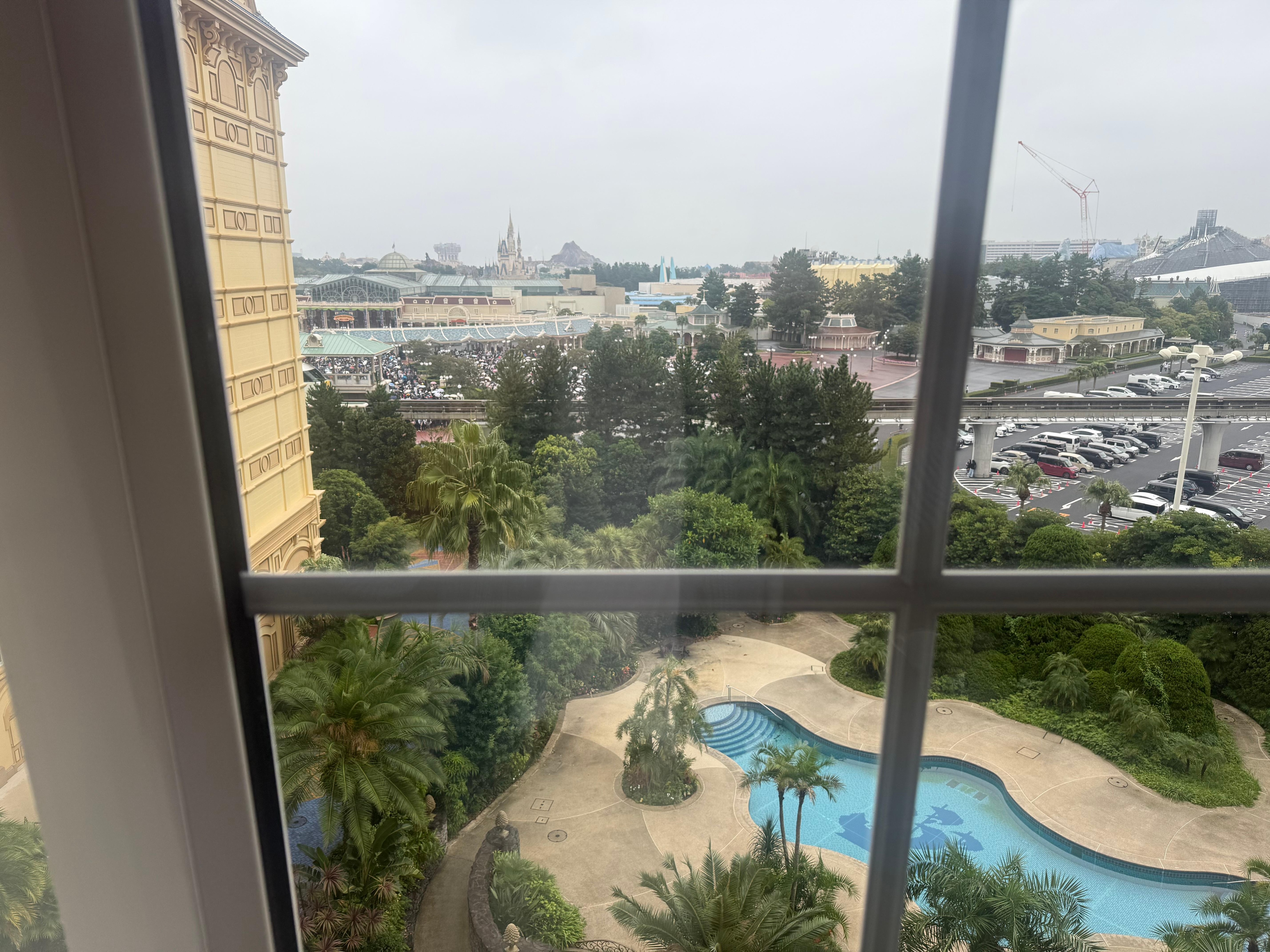 パーク側で花火
見えました