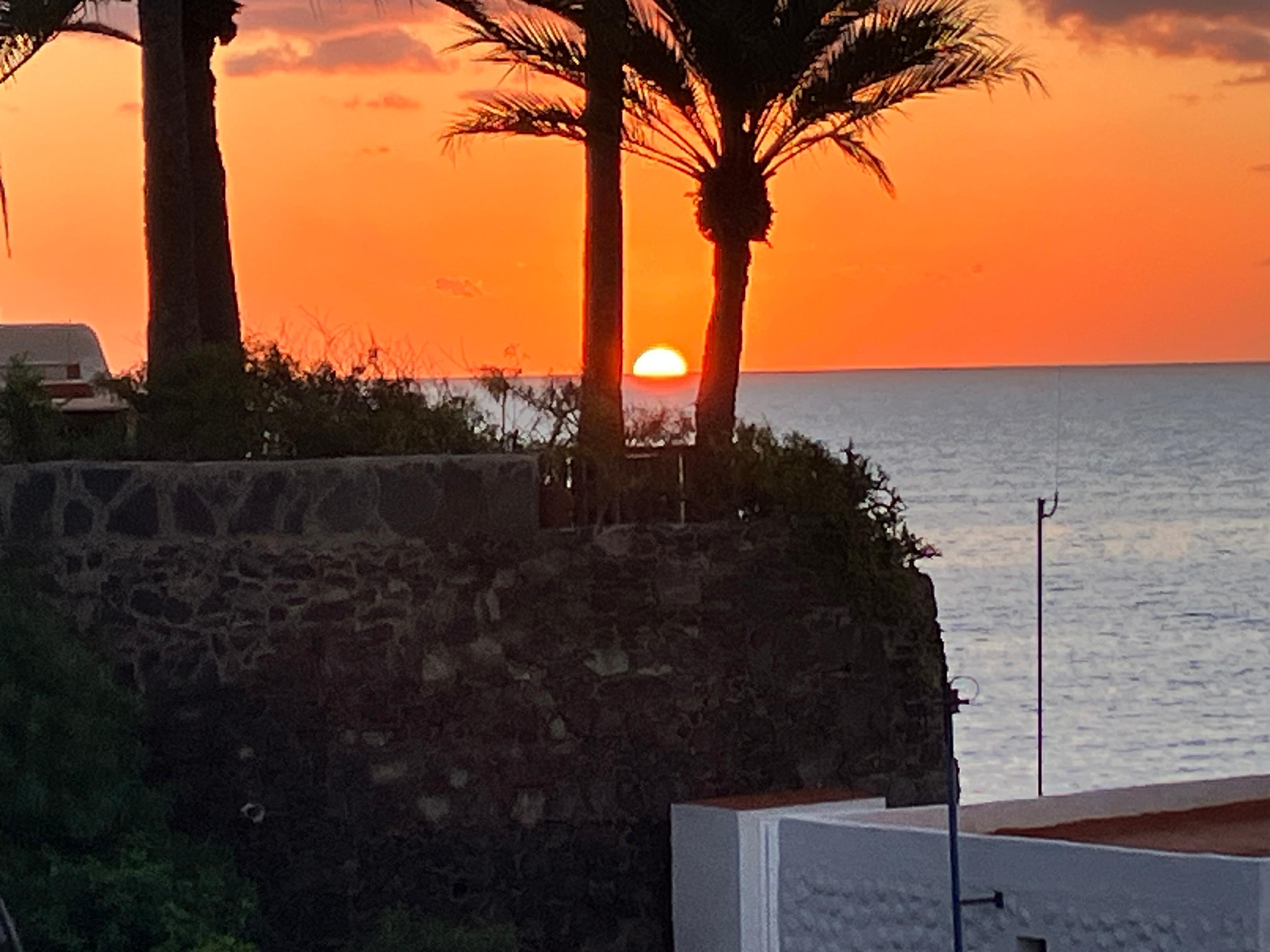8 Uhr morgens vom Balkon aus