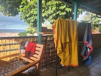 Large balcony - perfect place to dry our beach towels...