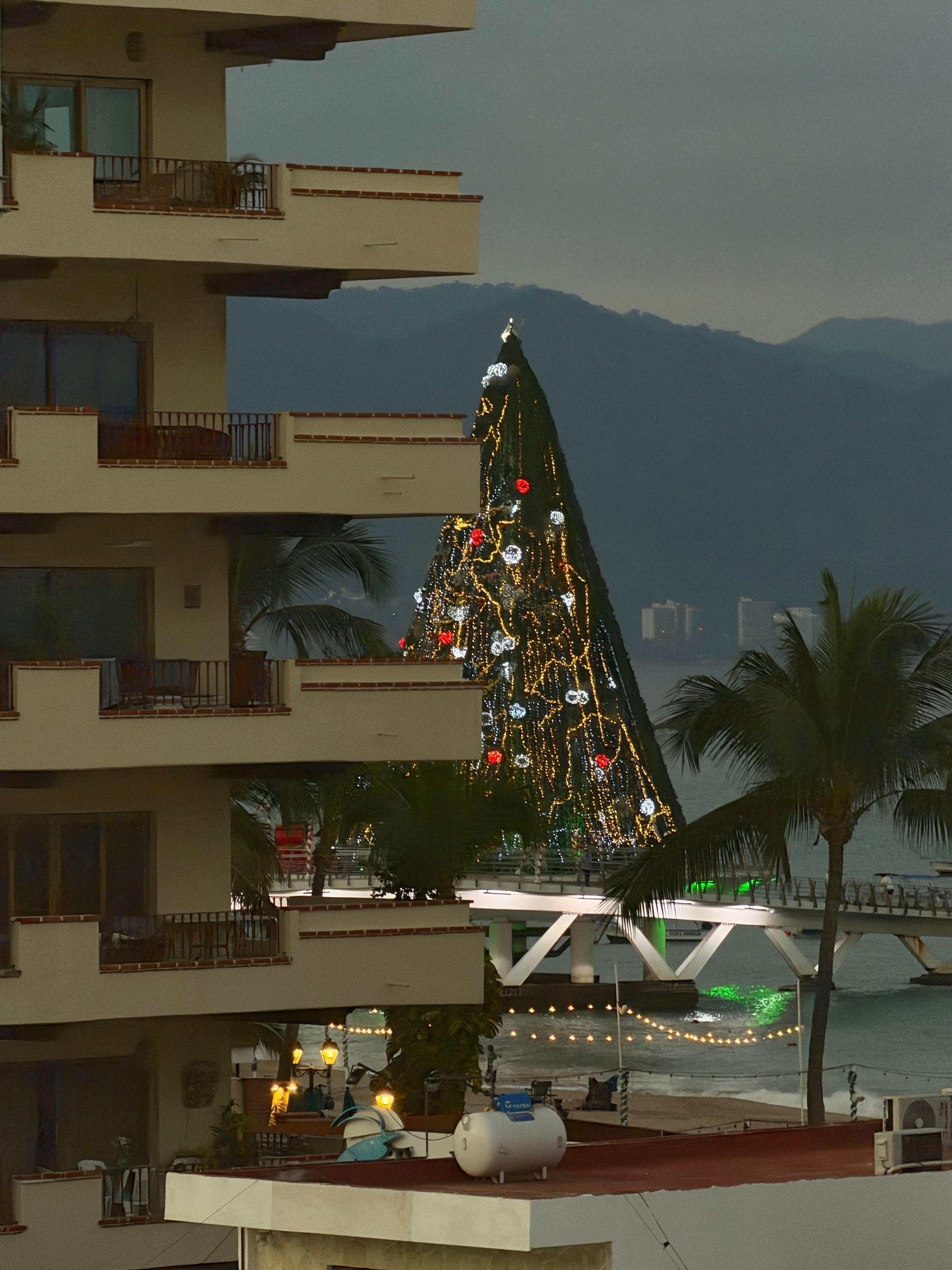 View of the pier on the Malecon