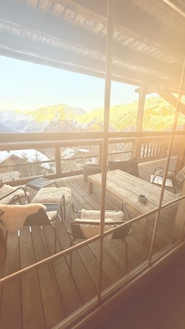 Elke ochtend ontbijten met dit uitzicht is een sprookje