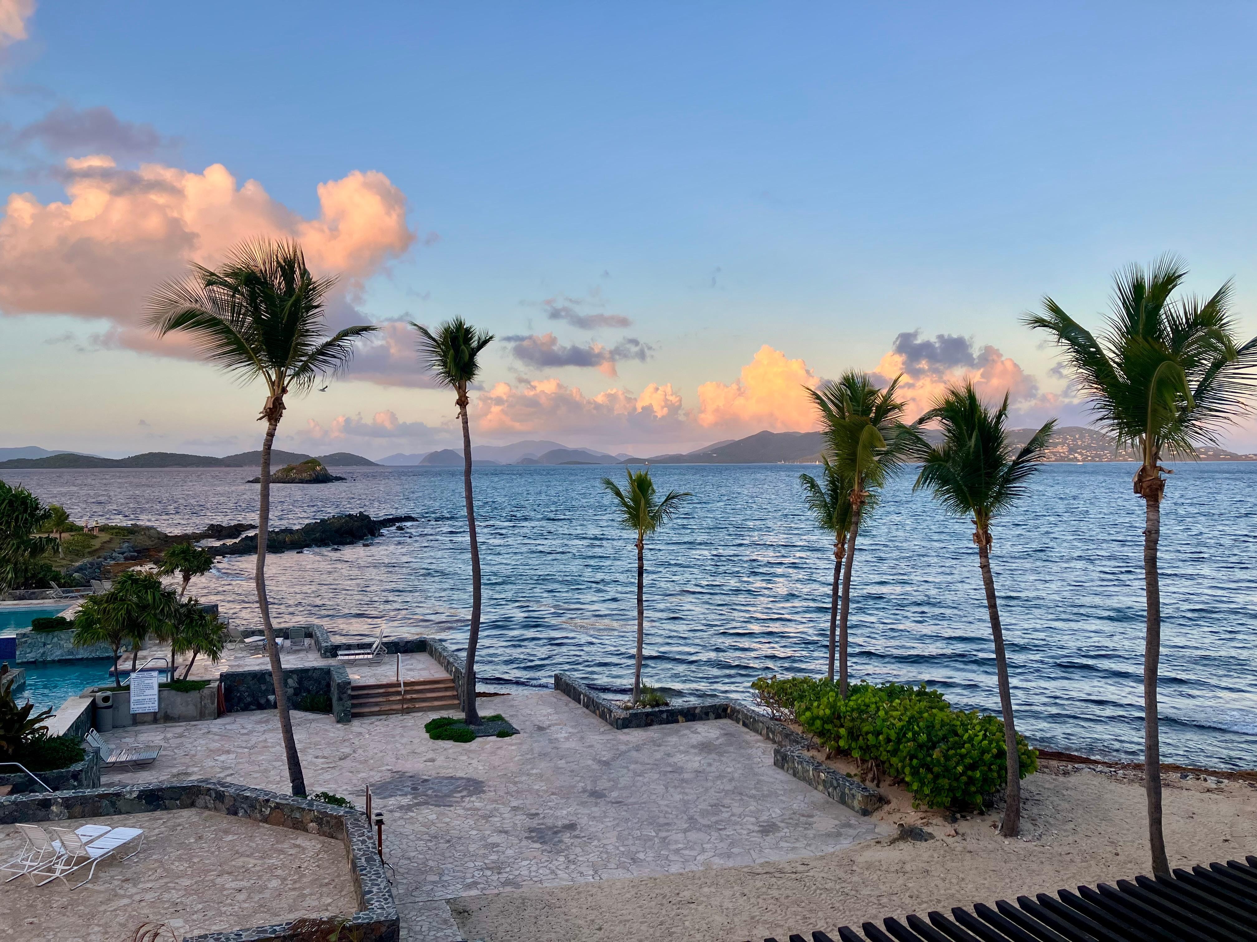 Sunset from the beach