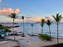 Sunset from the beach