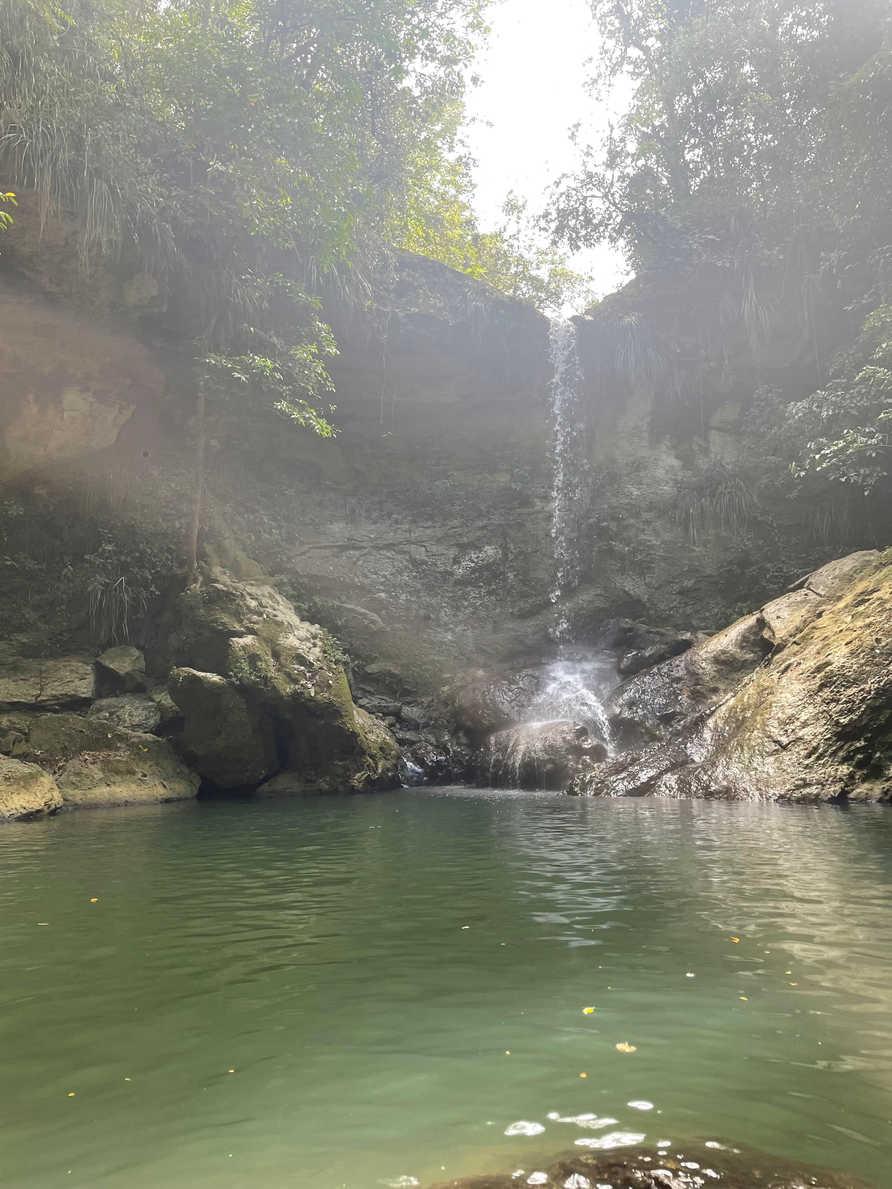 Gozalandia waterfall about 40 min. Away