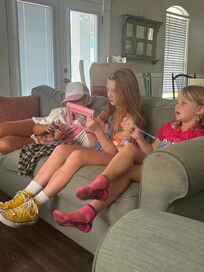 Chillin’ after a day at the beach.