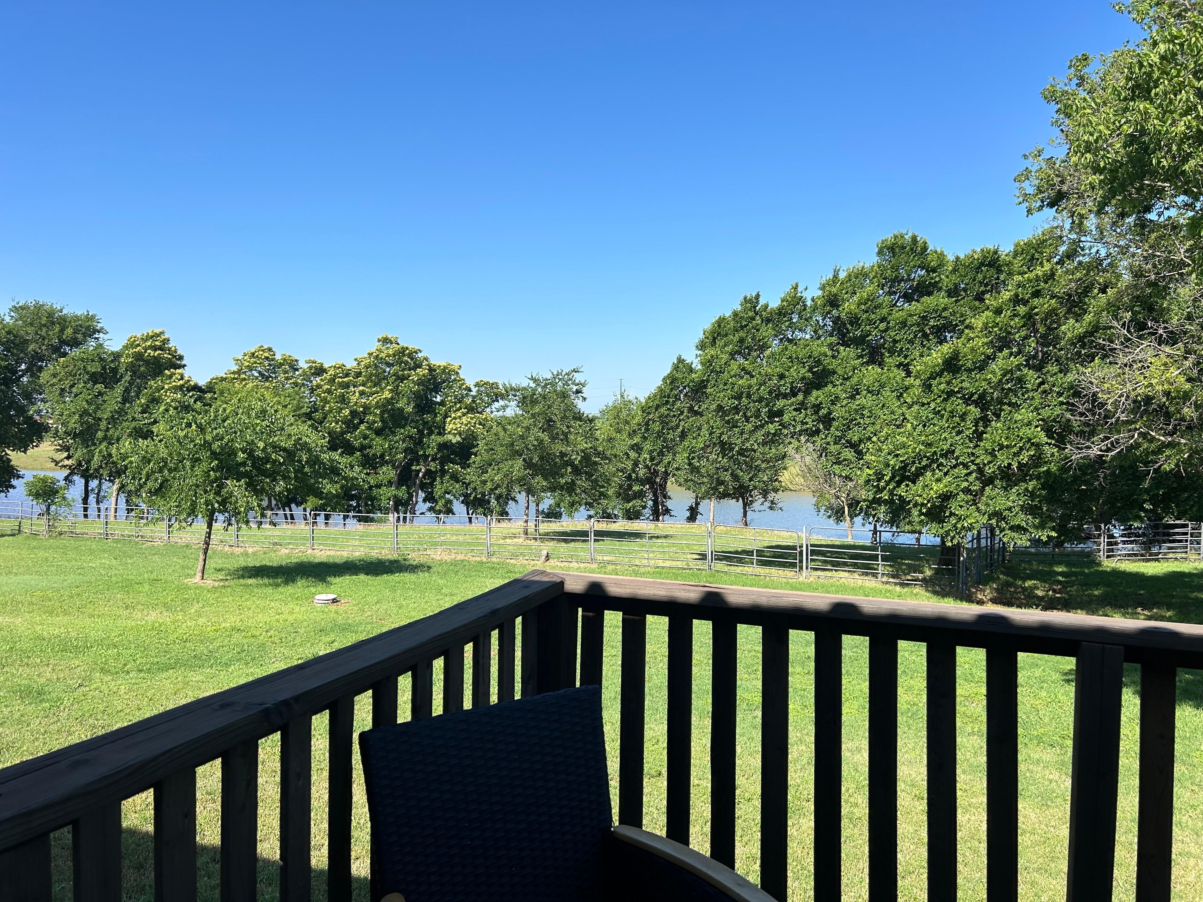 View off the back deck