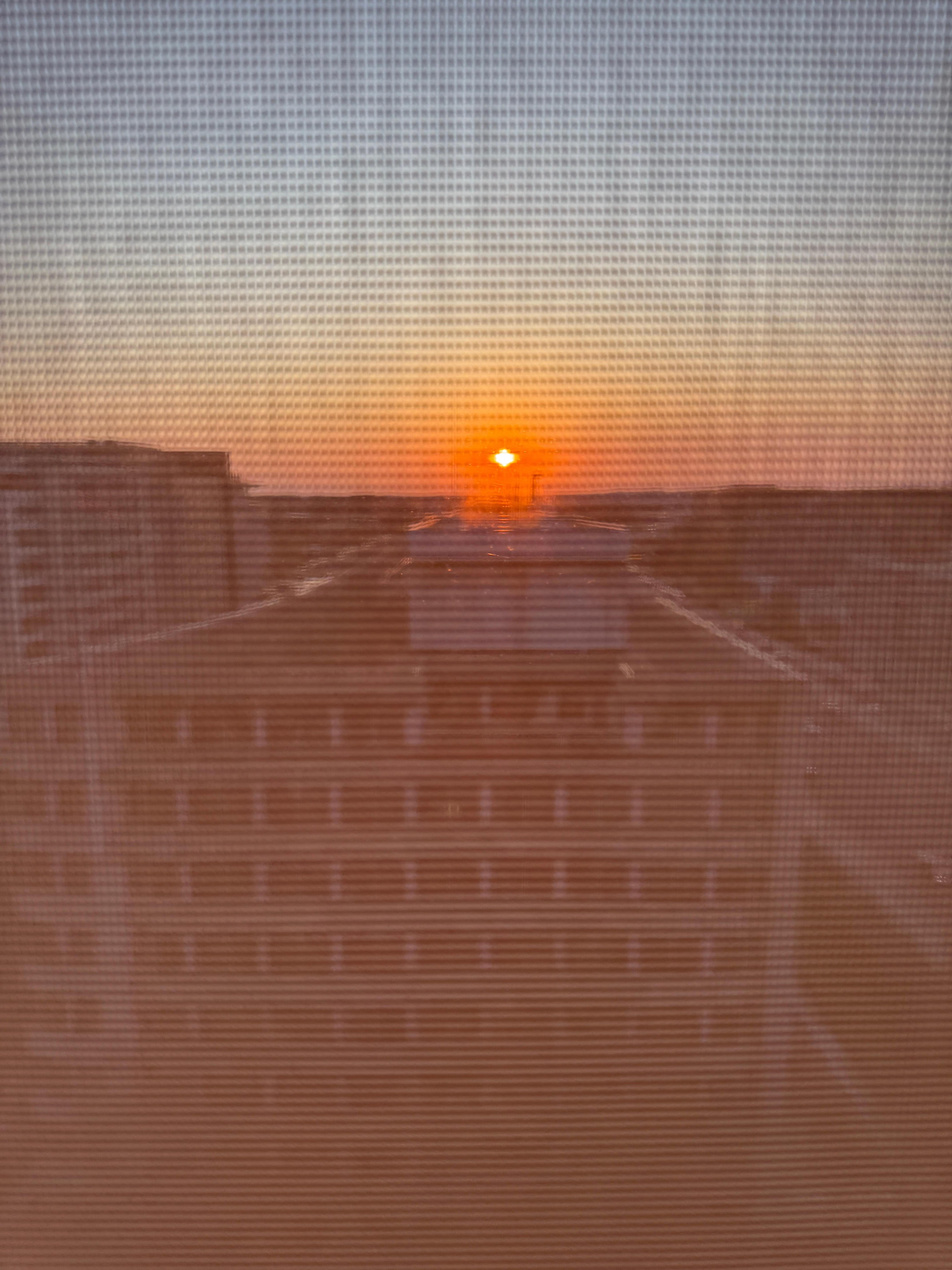 Sunset from our room. 