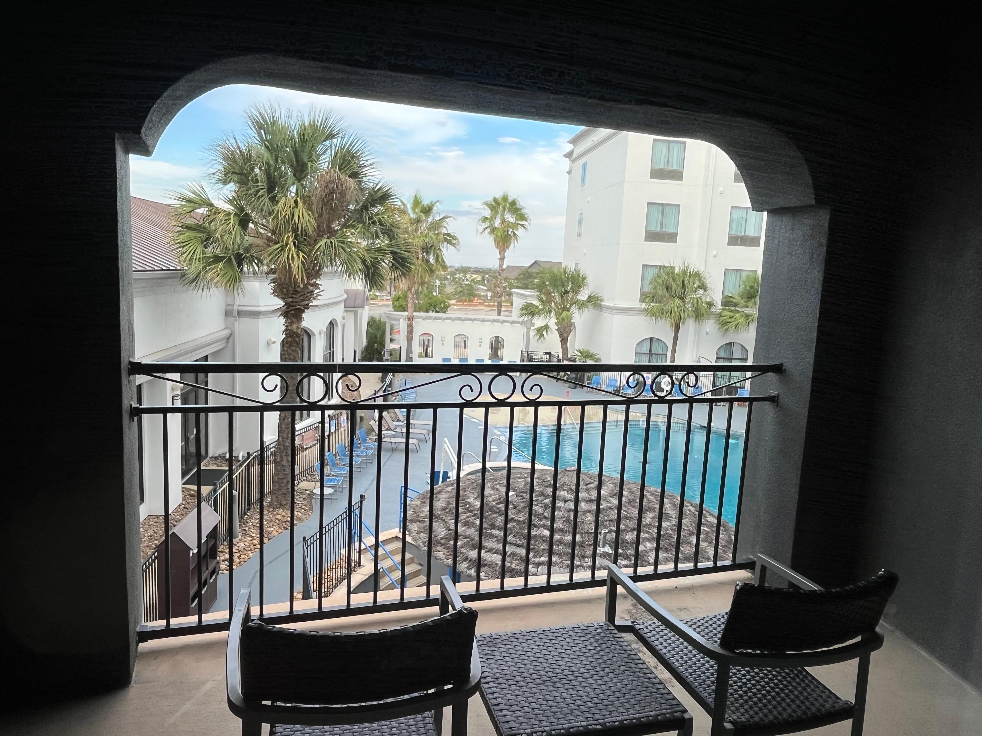 View from my balcony room