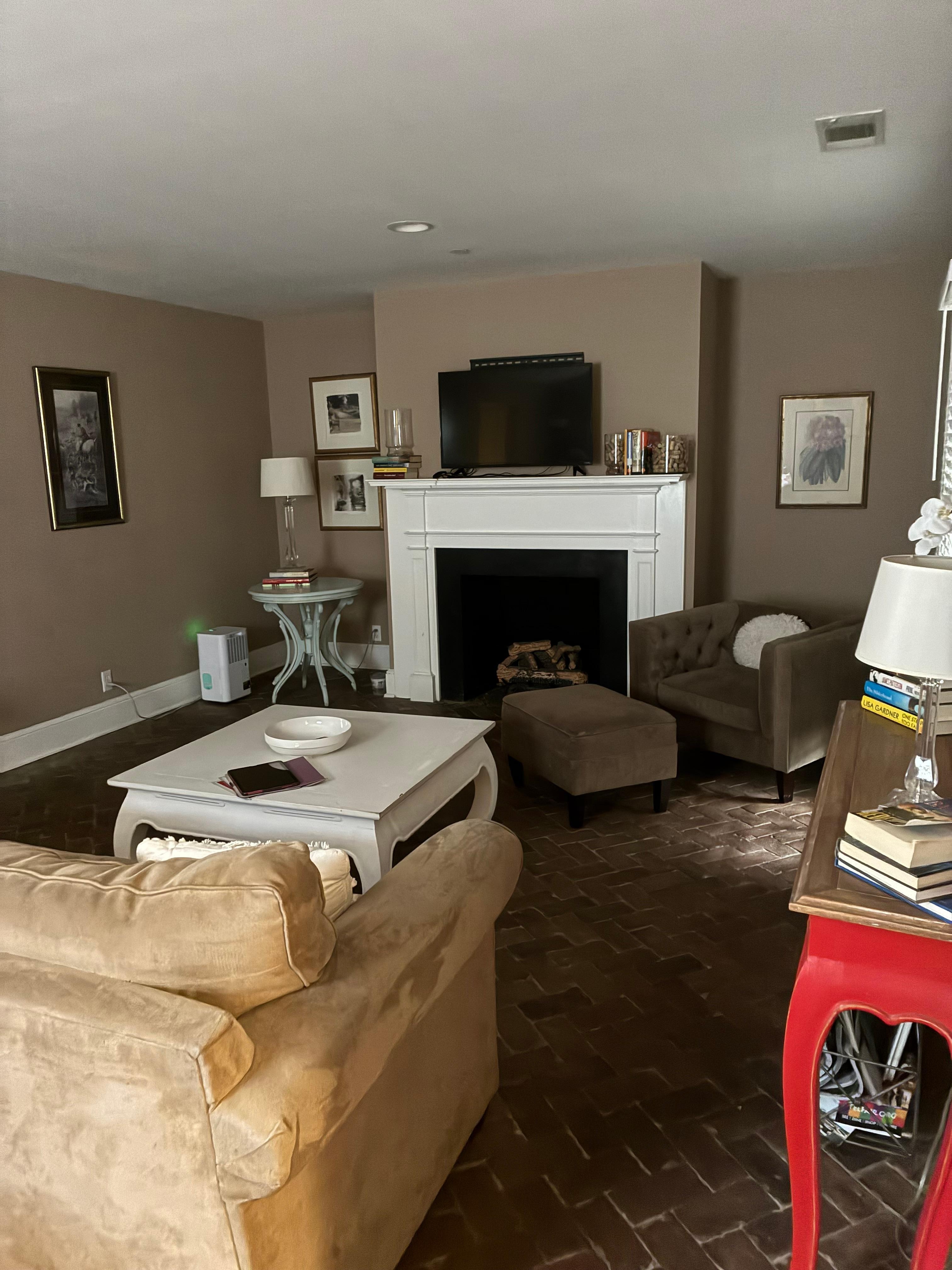 Kinda smaller tv but worked for us