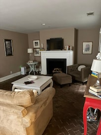 Kinda smaller tv but worked for us