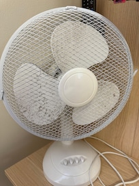 Staubiger Ventilator