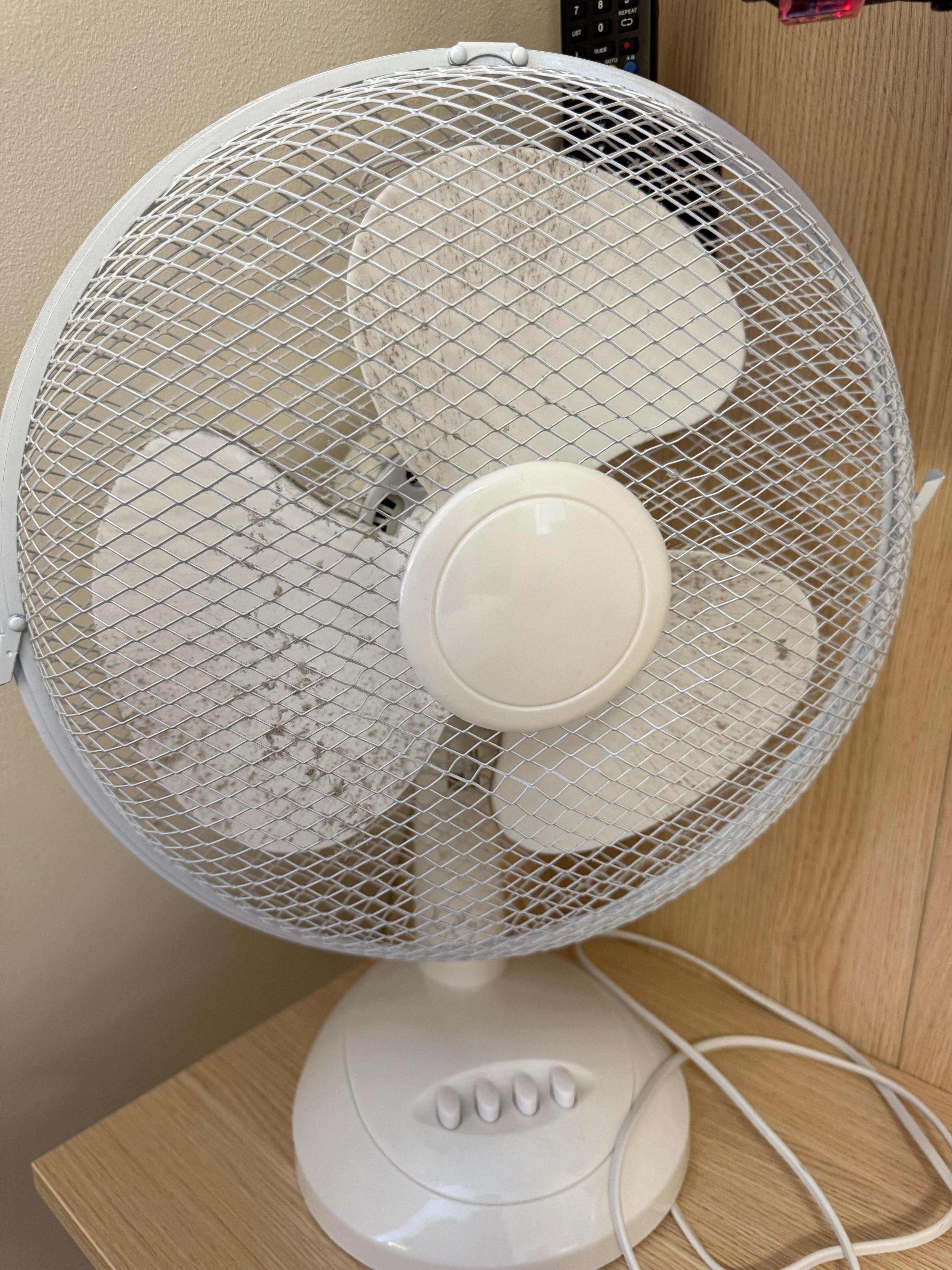 Staubiger Ventilator 