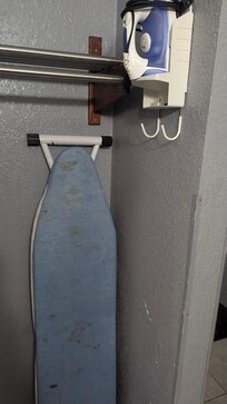 What did someone use this ironing board for to have these deep brown stains? Gross!