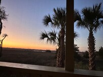 View from screened patio