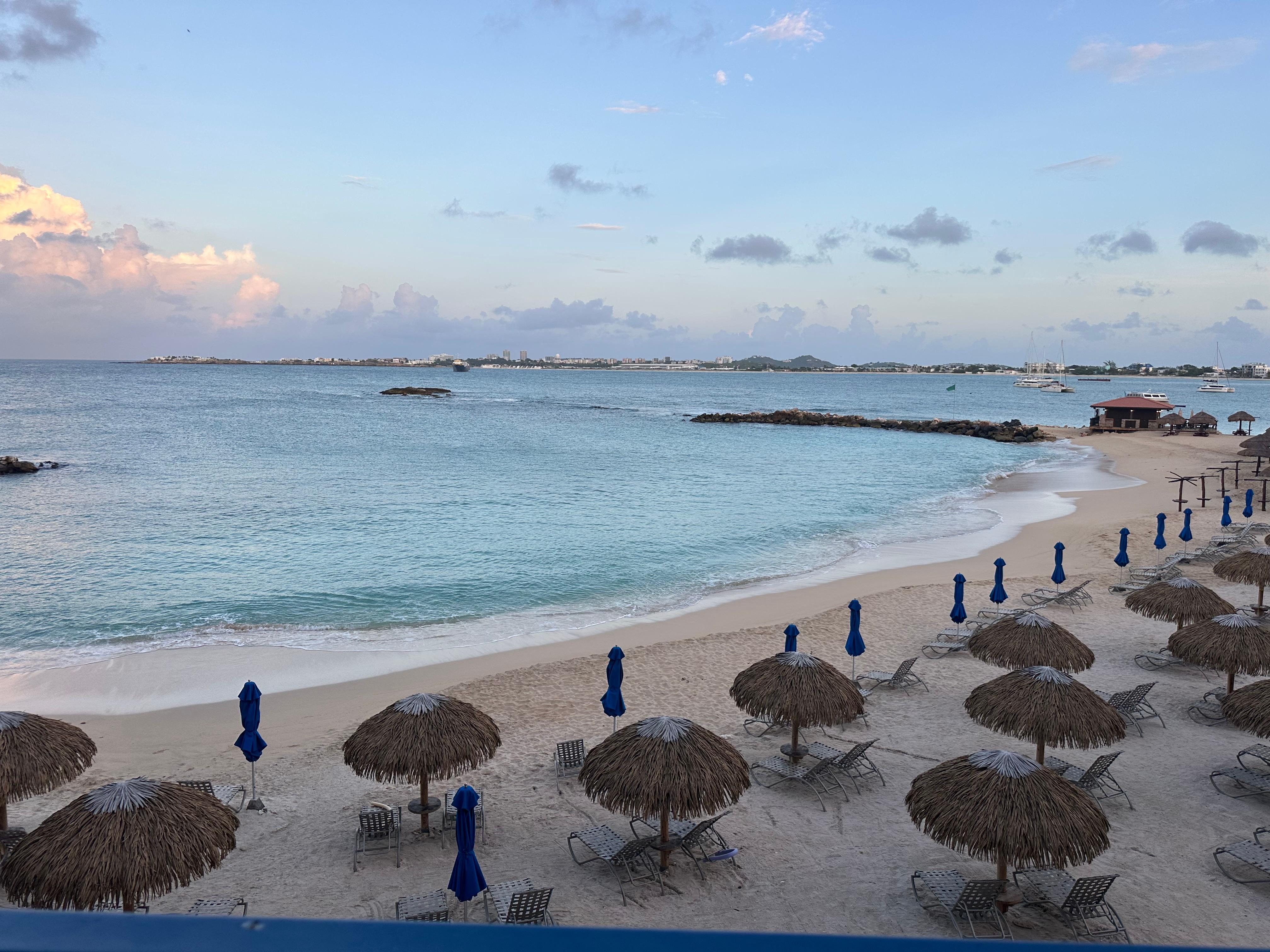 View from the balcony 