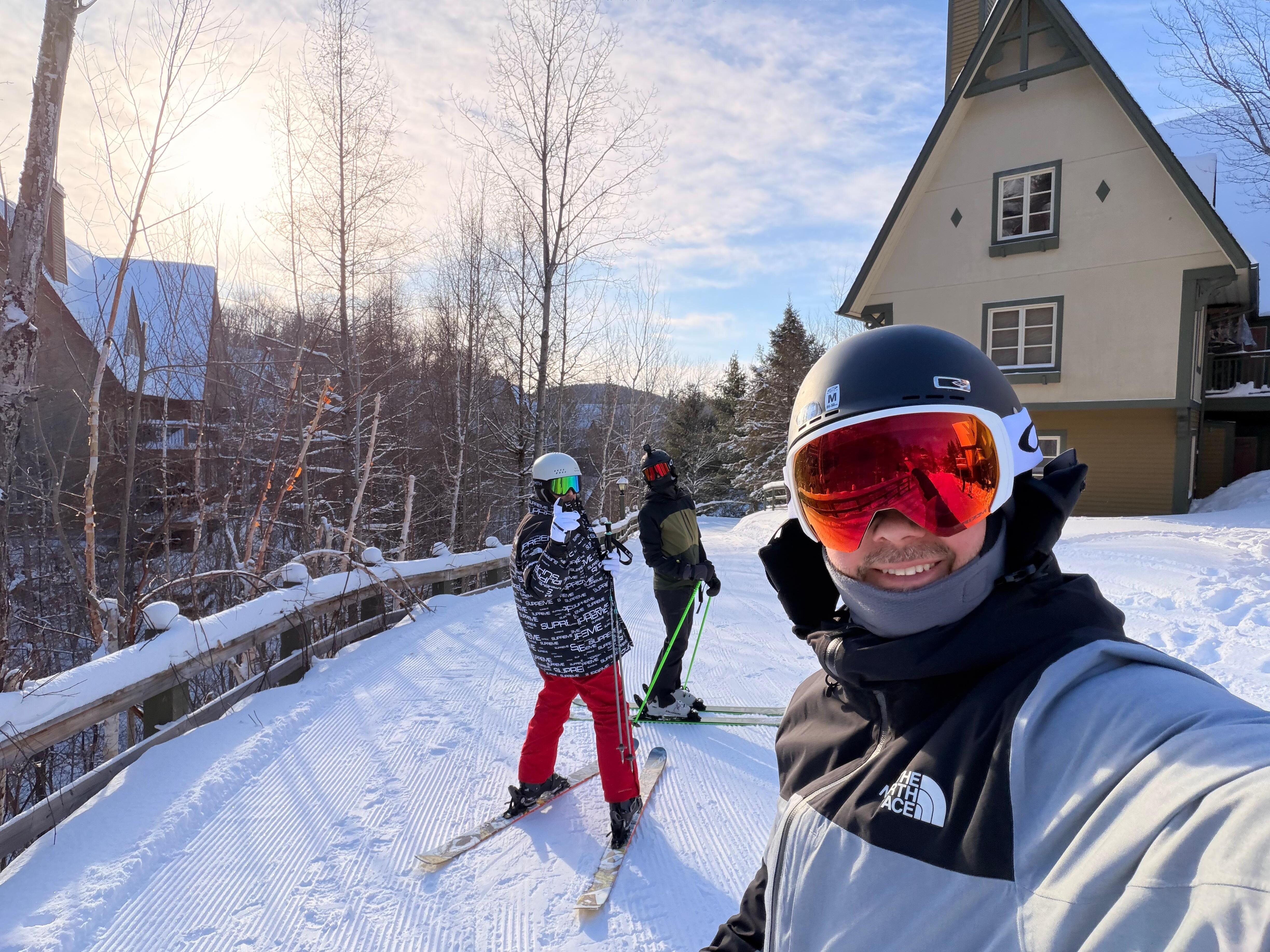 Ski out trail right outside