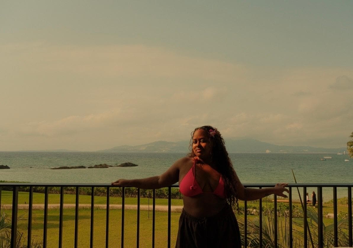 the beachfront balcony view