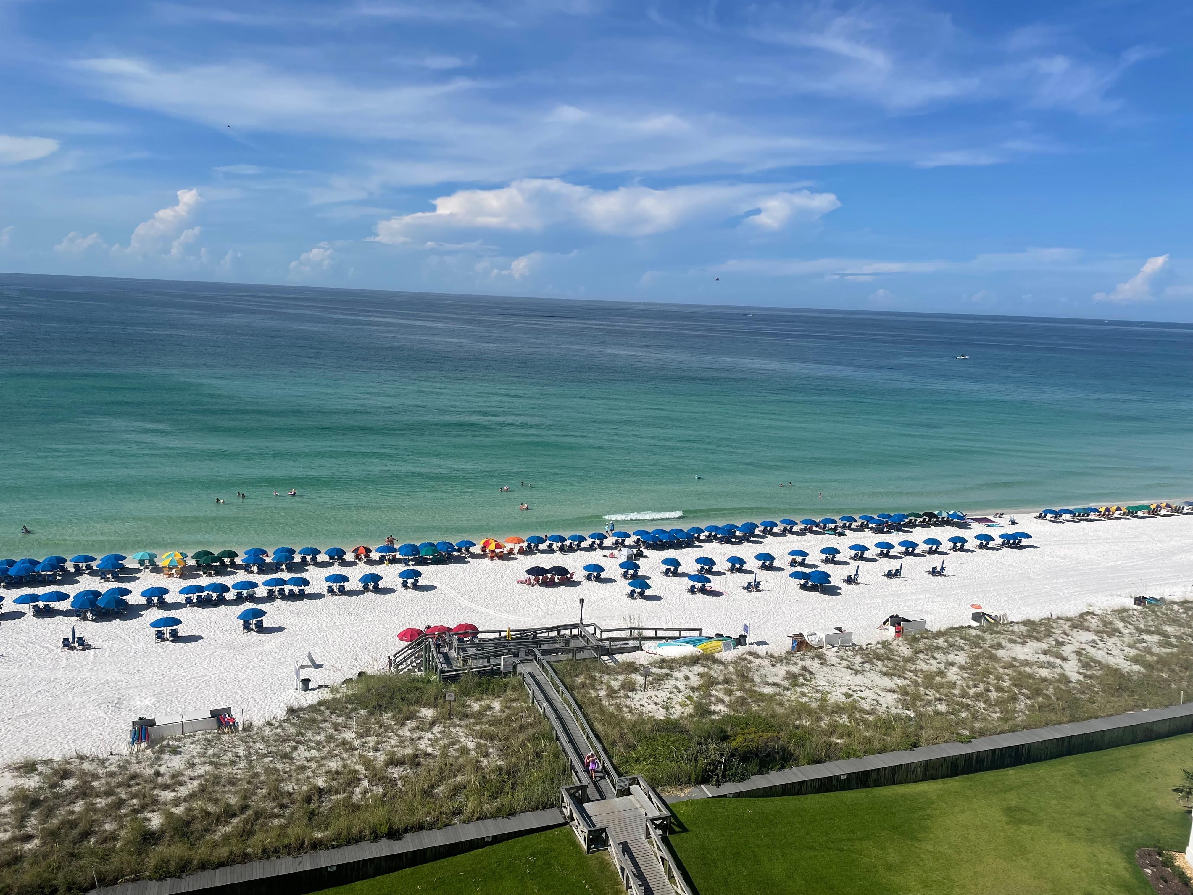 View from our balcony.