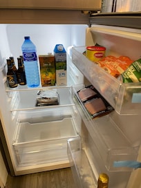 Stocked fridge upon our arrival! What a nice surprise.