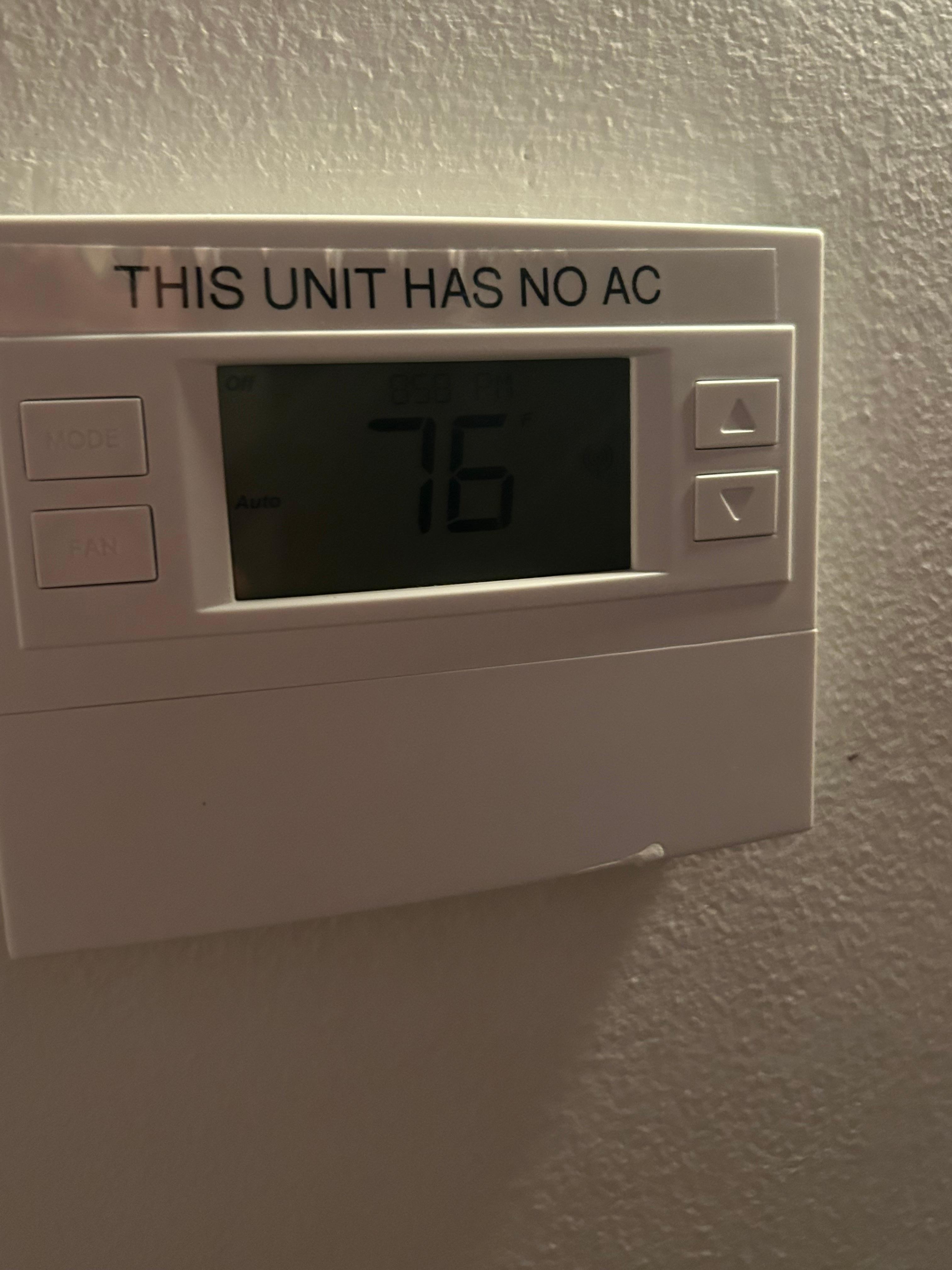 It was 76 degrees at 11:00 pm when outside it was 60!! I followed the “cooling” direction to the letter! 