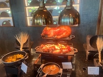Lunch at the buffet