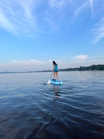Calm water for sunset paddle boarding!