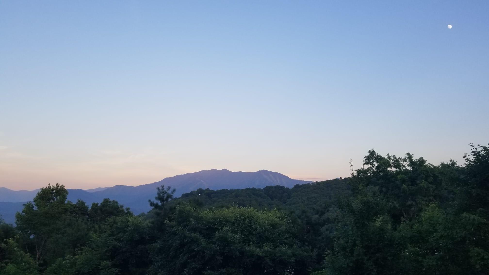 View from the balcony. This picture doesn't do it justice. It's breathtaking! 