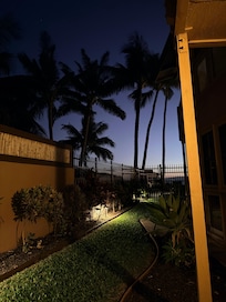 From the units lanai