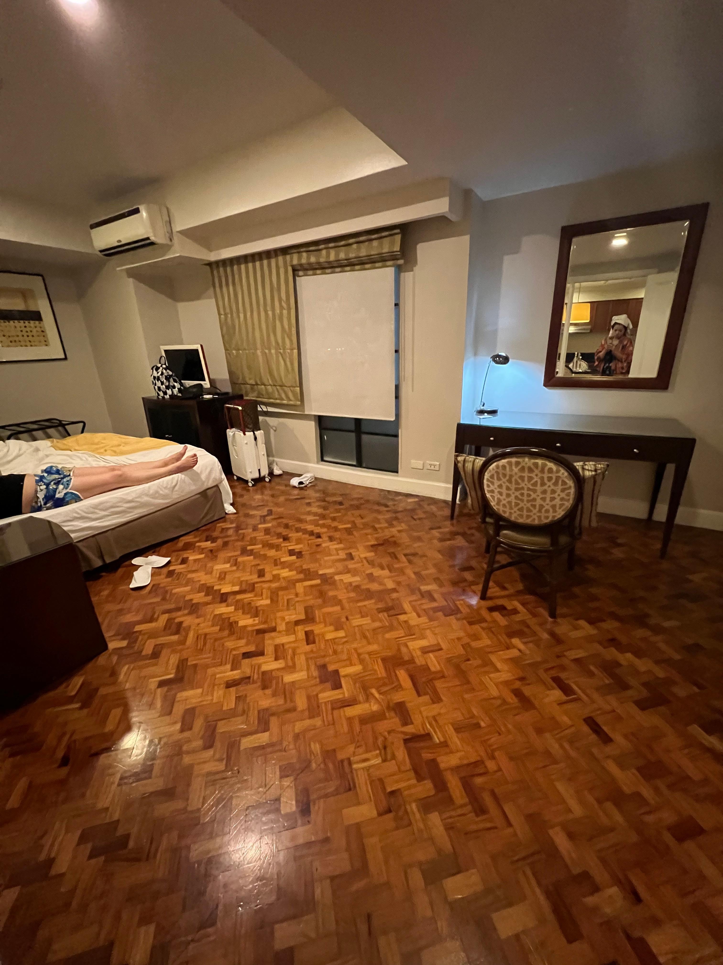 The bed room A74 looks good and size is good but can’t open curtain as construction site in front and noise during day and night! Ruined my vacation!