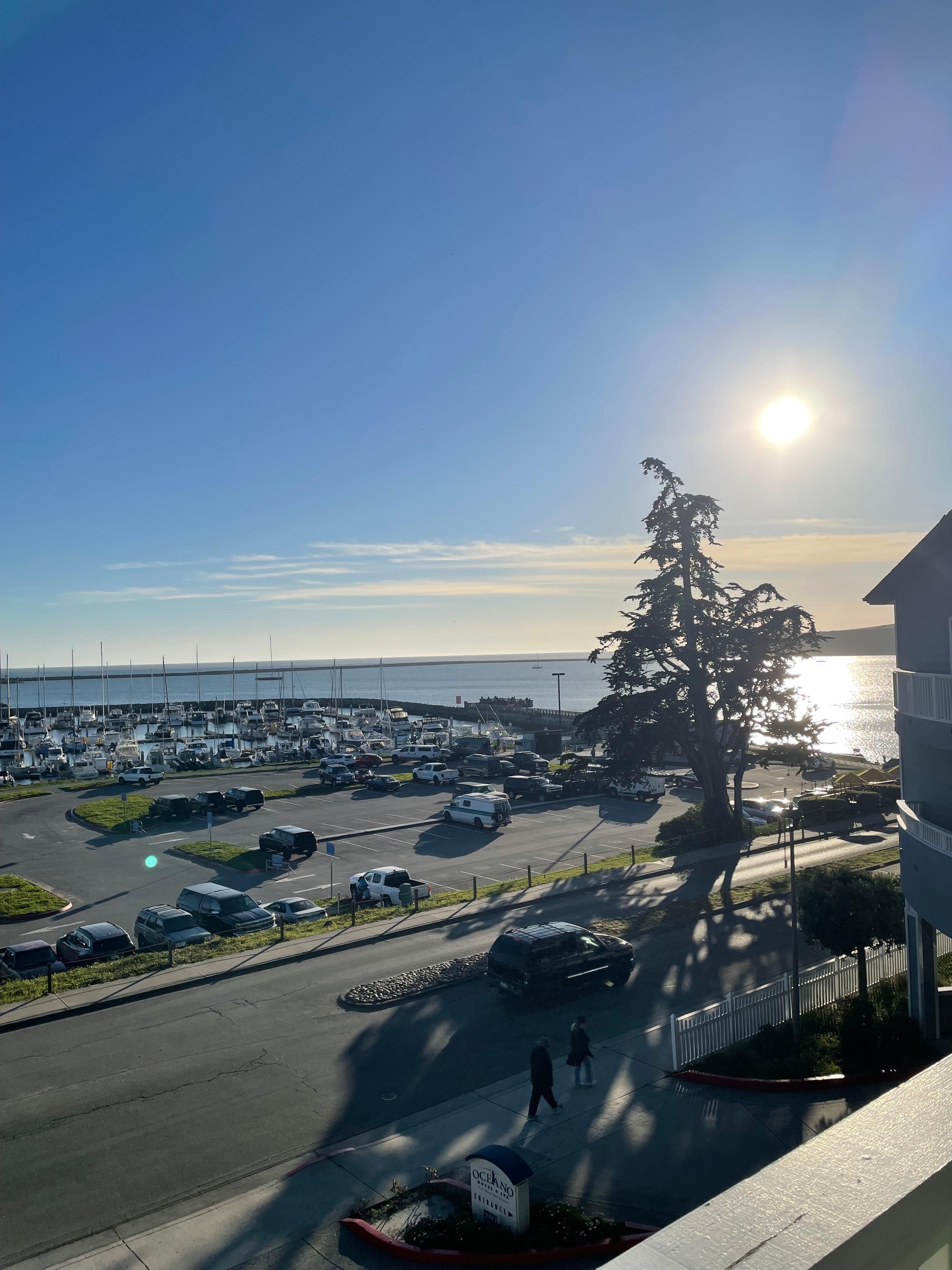 View from our balcony 