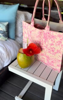 Favorite drink: Fresh Coconut alongside some local Coconut Rum