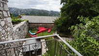 Ausblick von der oberen Terrasse.