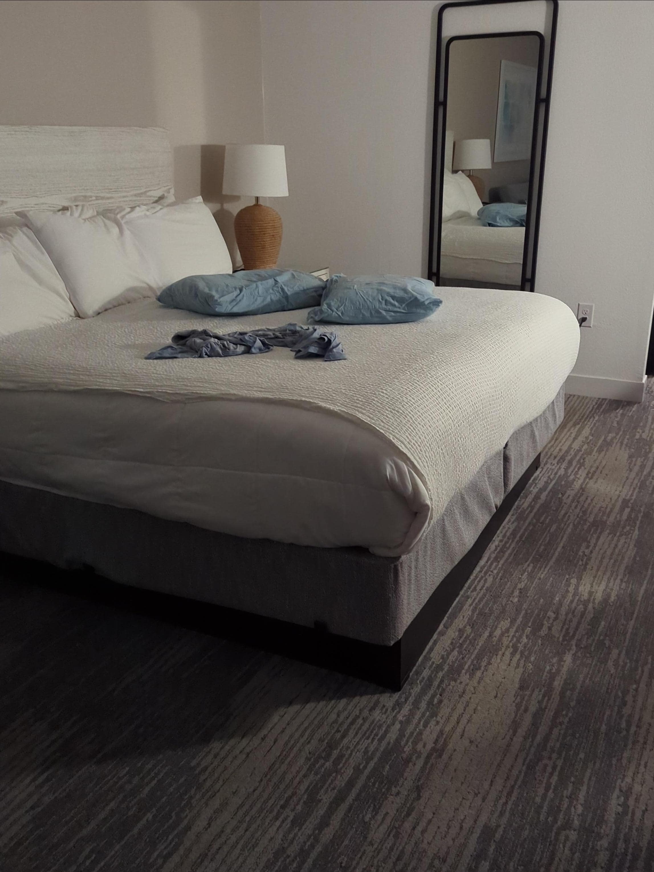 Nice king-sized bed!