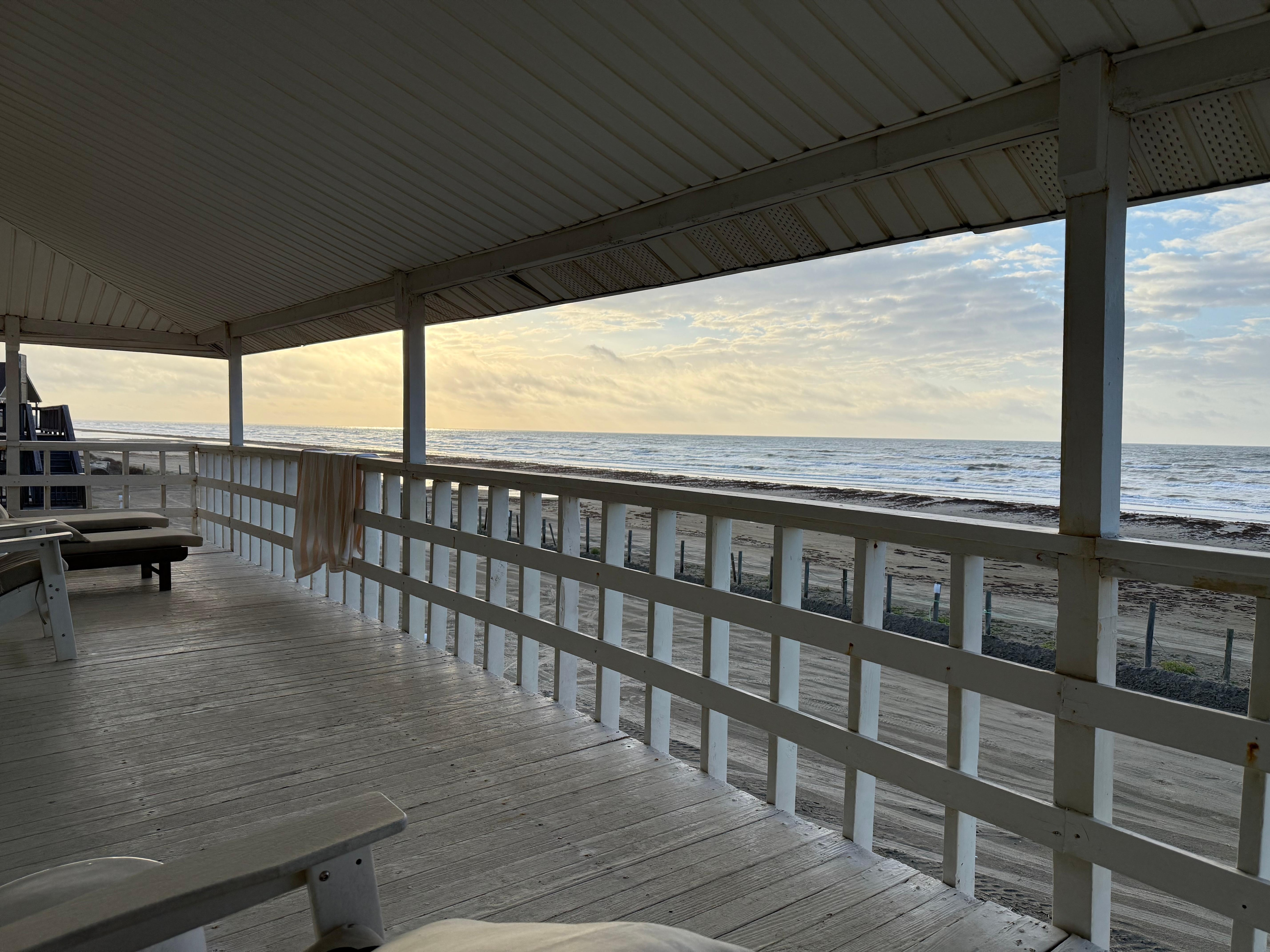 Morning on the deck