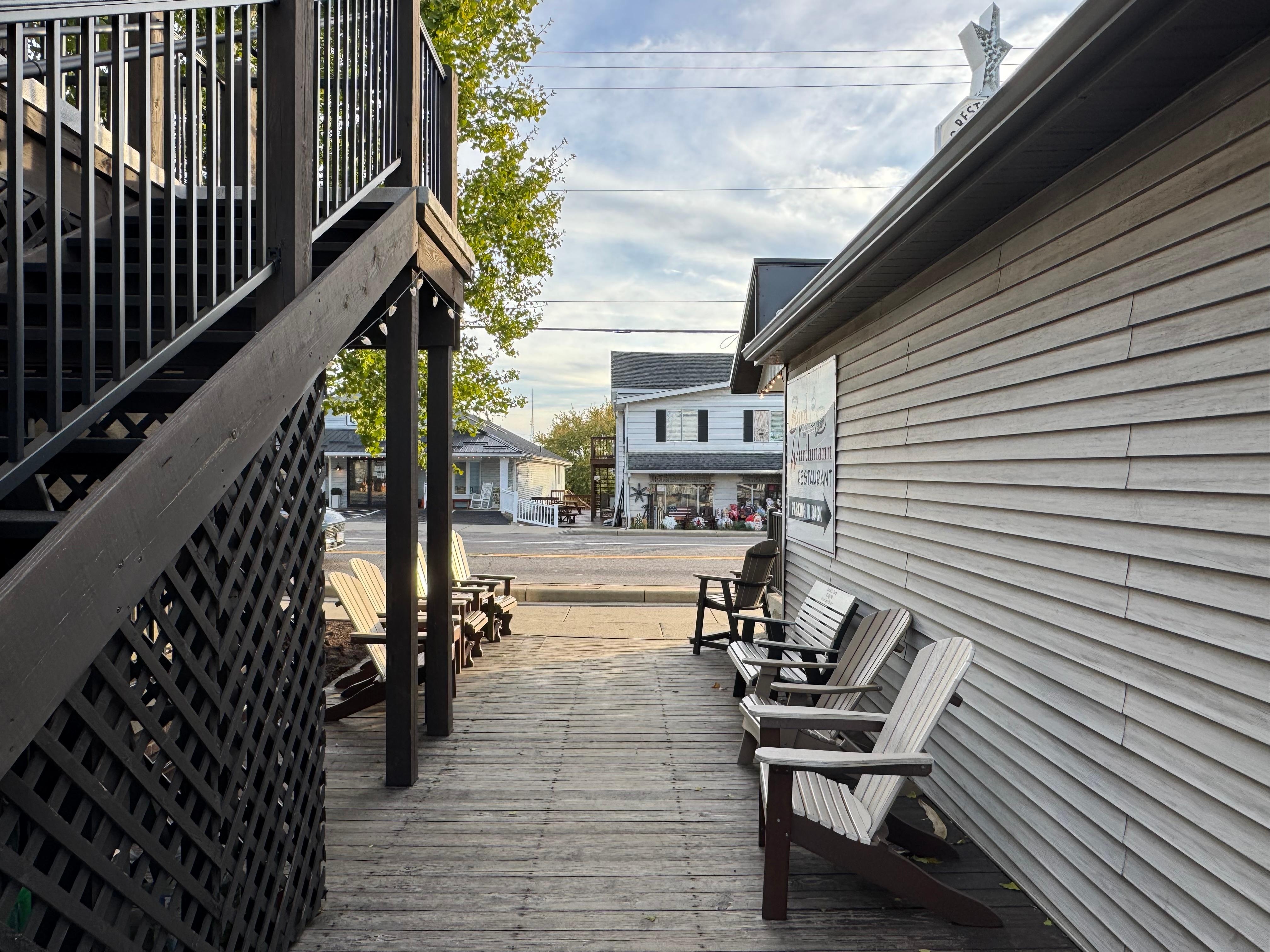 View from the unit of Berlin’s Main Street