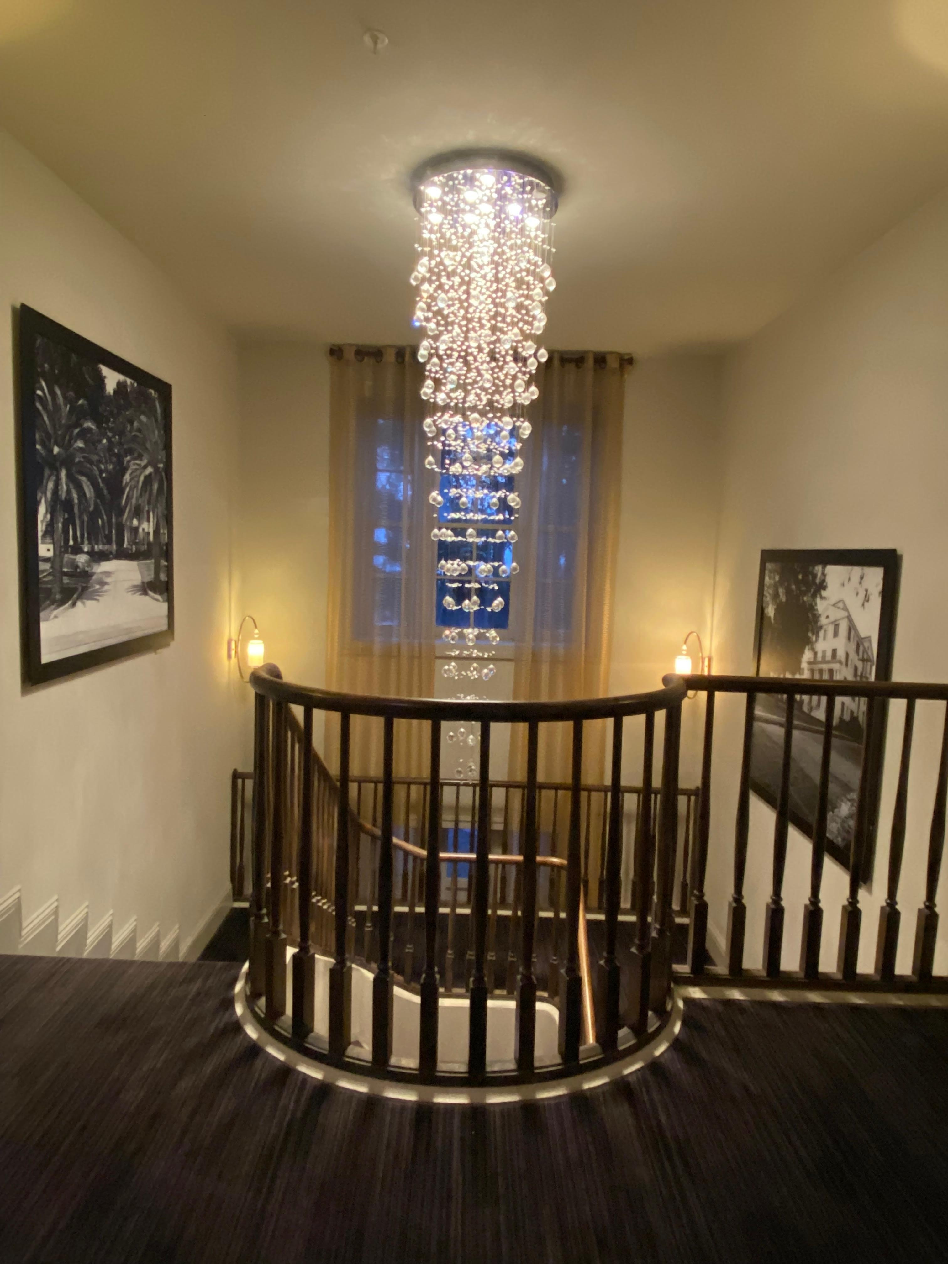 The from the top of the stairs on the second floor 