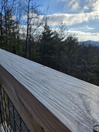 Flurries in the morning