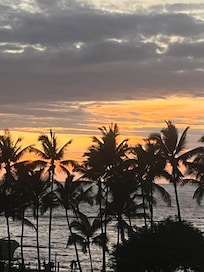 Sunset from the lanai.