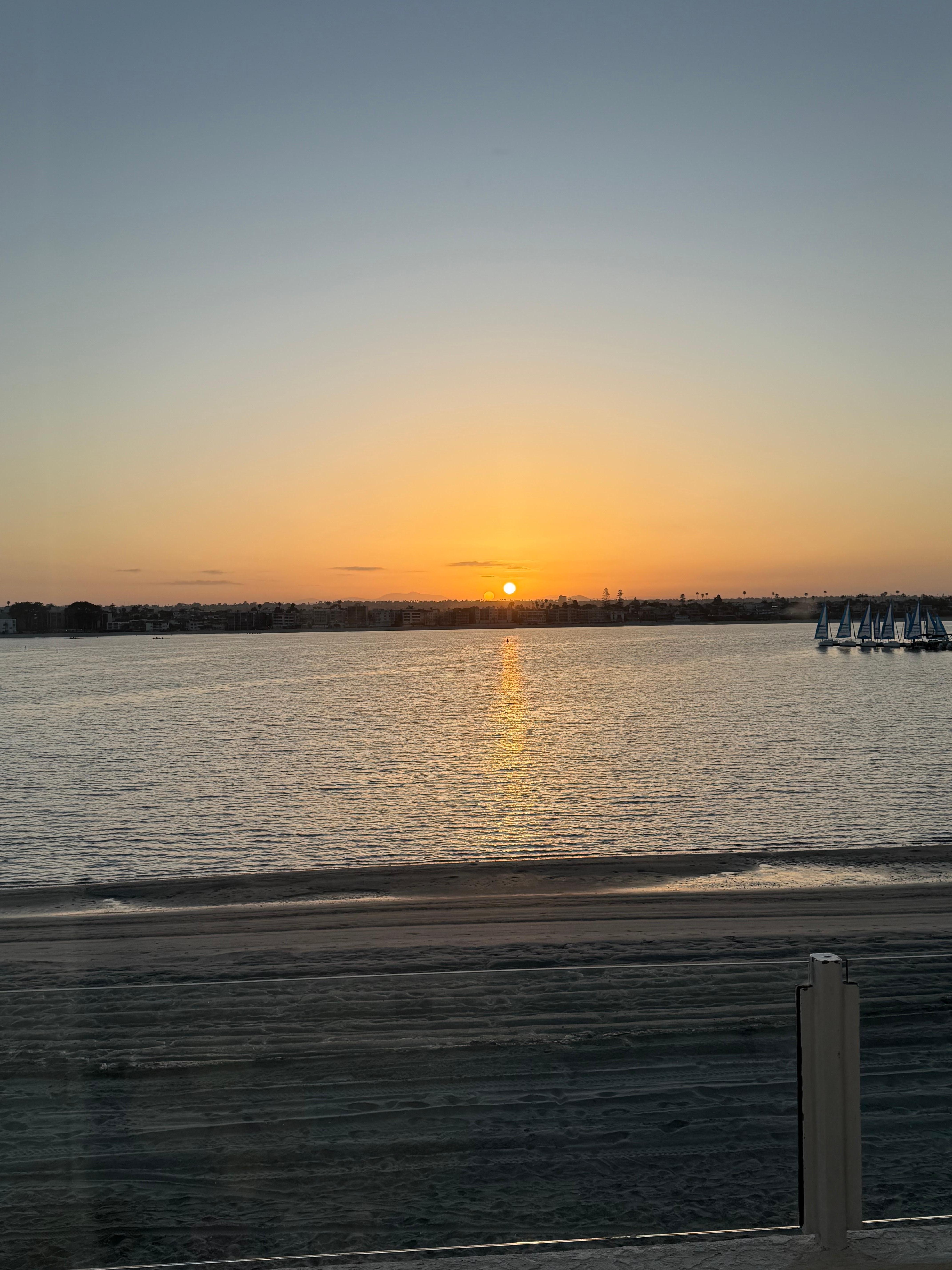 Sunrise from the patio