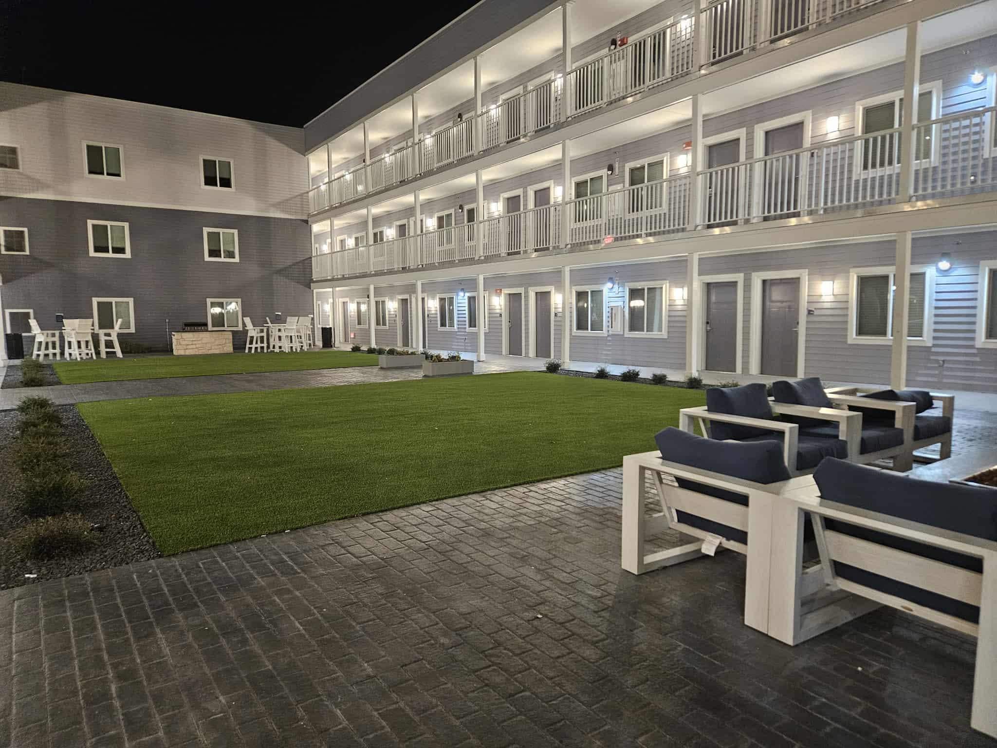 Outside our room looking into the courtyard