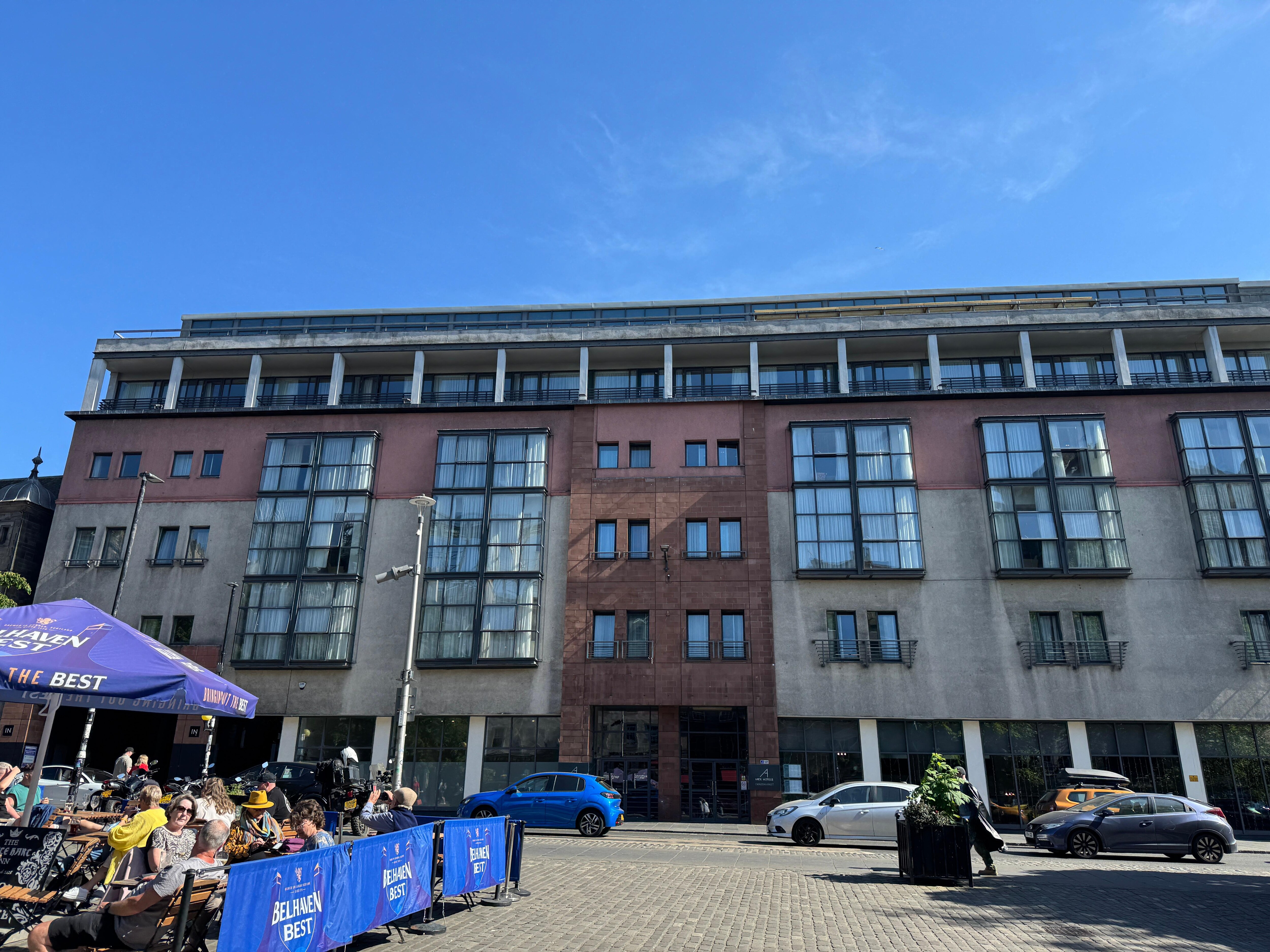Front of the hotel