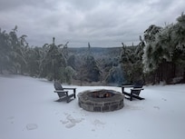 Views from the outdoor firepit