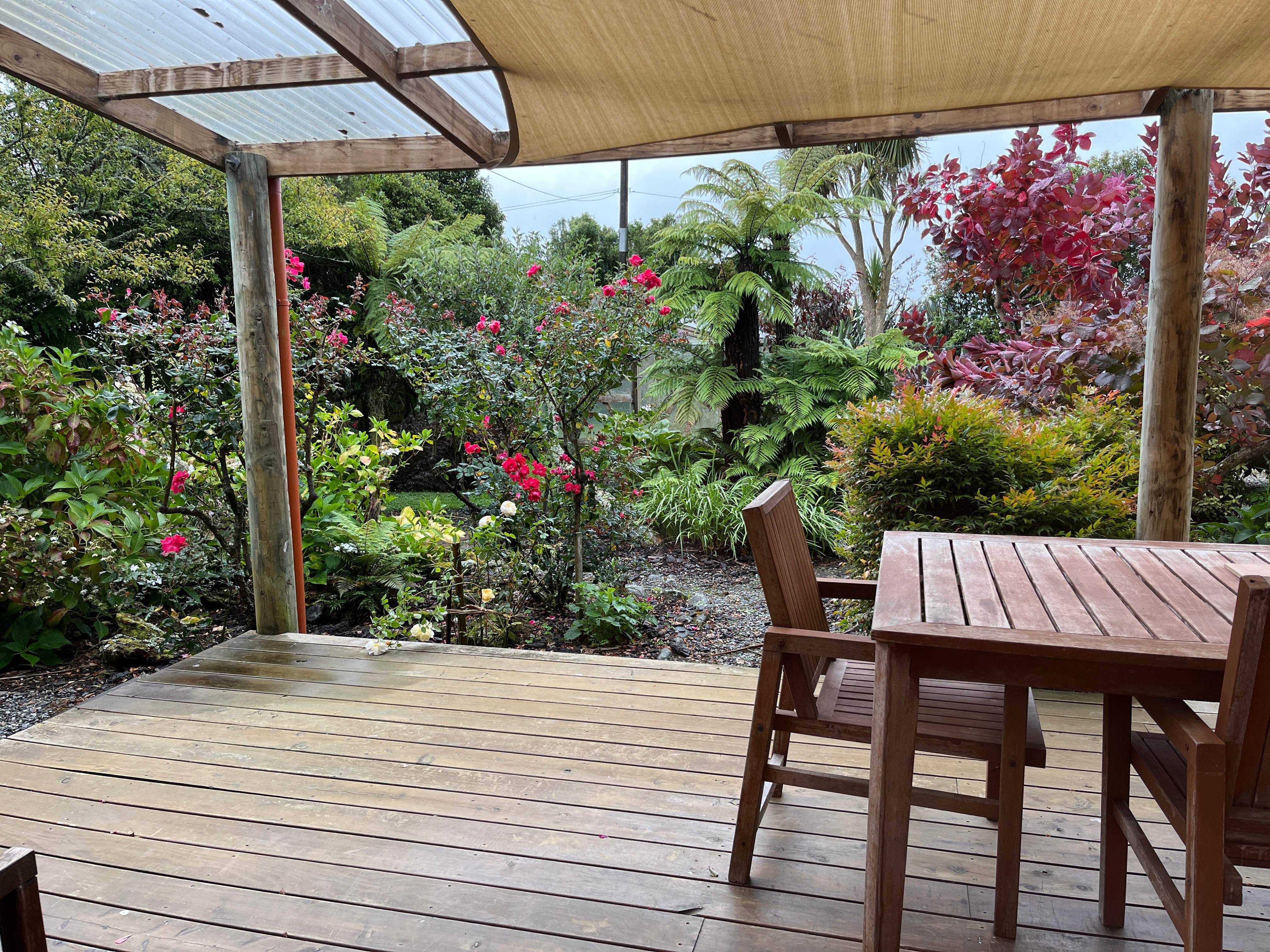 Fabulous spot for morning coffee or evening drinks 