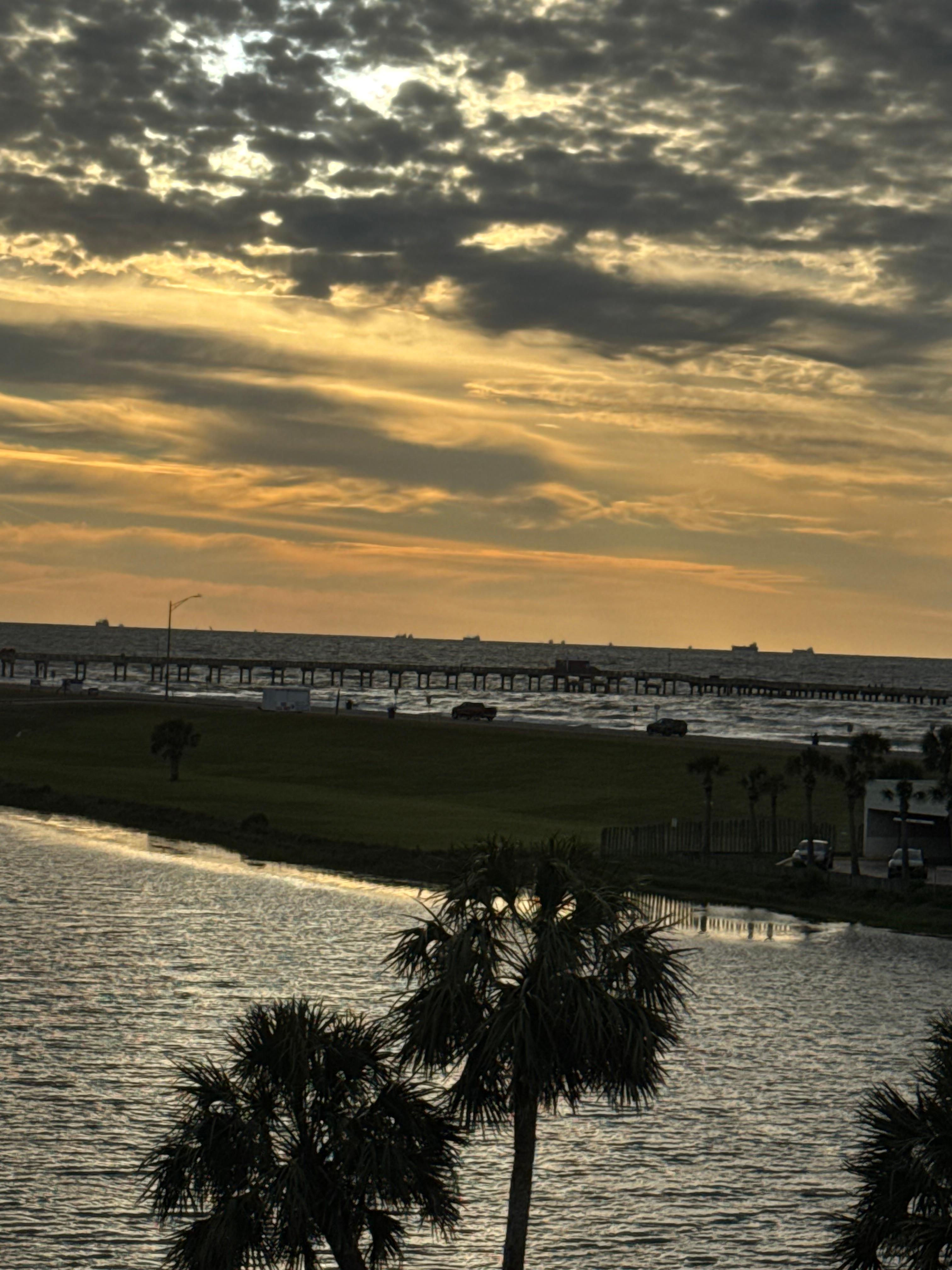 Sunrise view from the bacony