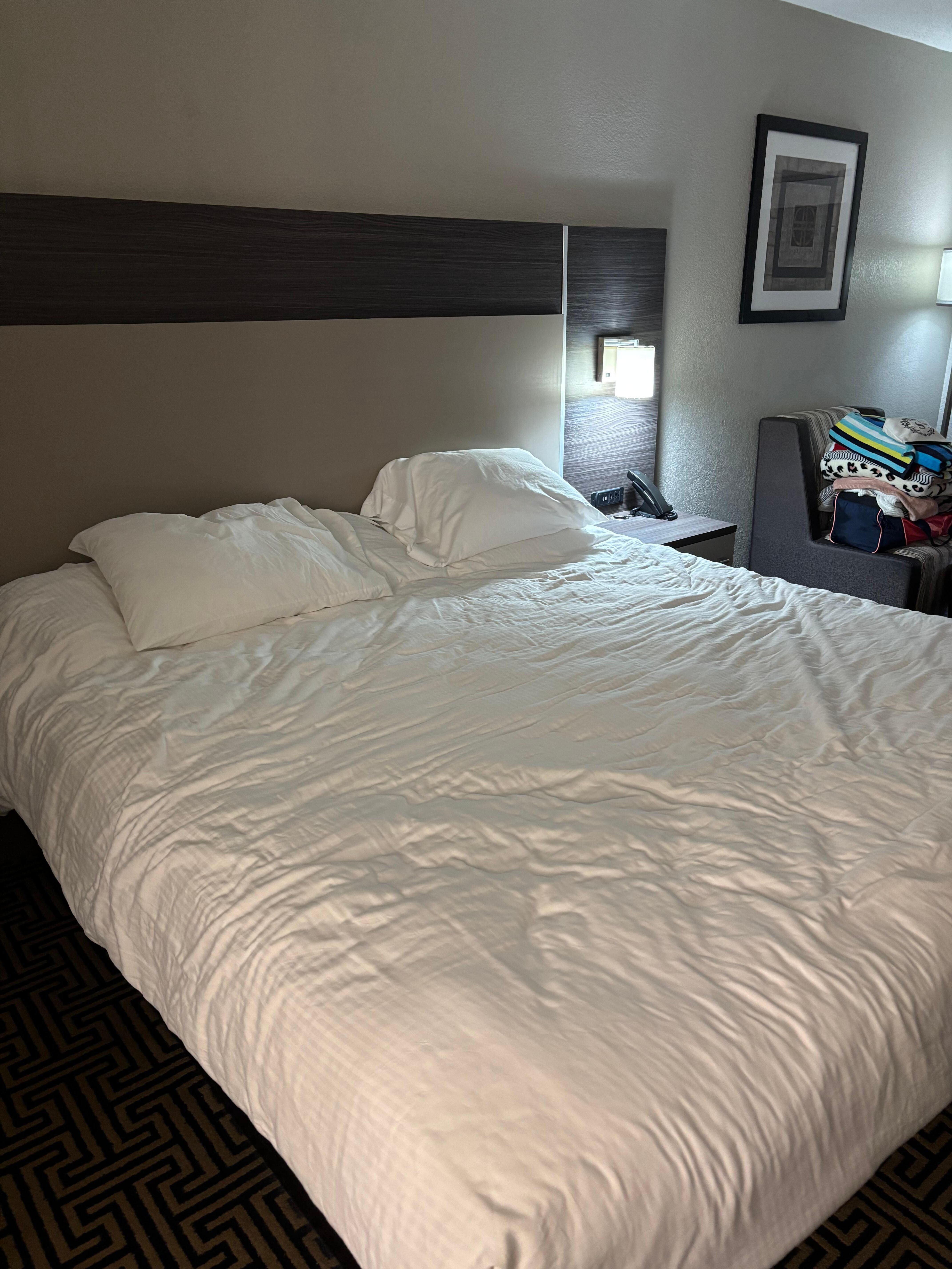 The bed sheets were ok . 
