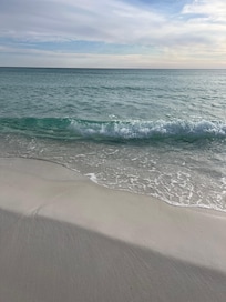 Beautiful water! Across street from condo